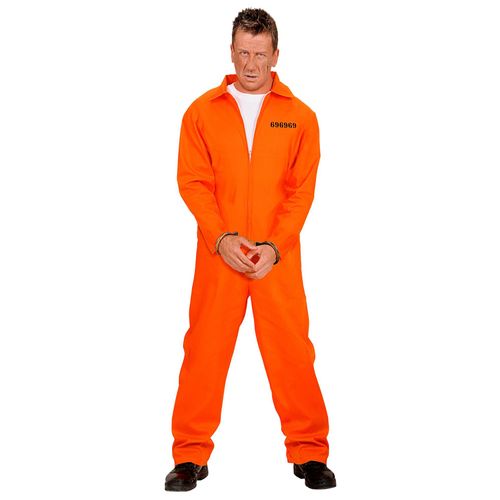 Déguisement Prisonnier Orange Homme - Taille: Xl