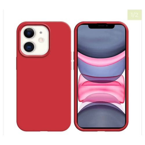 Coque Silicone Compatible Pour Apple Iphone 11 Rouge