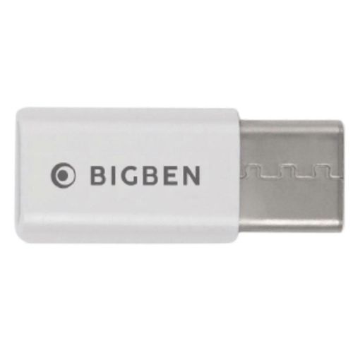 Adaptateur micro USB vers USB C, blanc