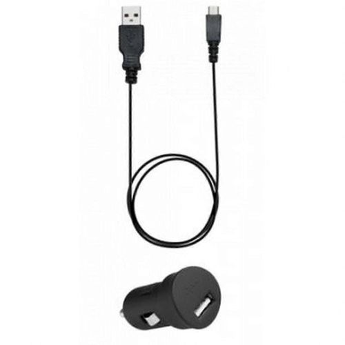 Mini Chargeur Allume-Cigare Universel 1a Pour Connexion Micro Usb, Noir