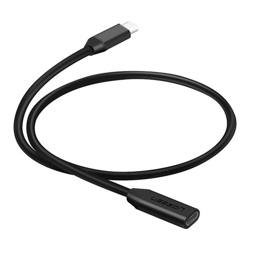 Câble extension USB-C Mâle vers USB-C Femelle 50cm Multifonction Ugreen Noir