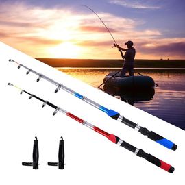 Canne À Pêche Télescopique Portable De 2,1 M