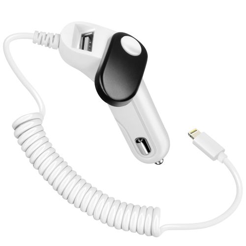 Chargeur Voiture Allume-Cigare 1a Connecteur Apple Lightning Pour Iphone, Ipod