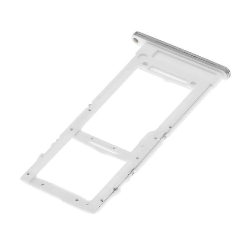 Tiroir À Carte Sim Pour Samsung Galaxy A51 Nano Sim + Micro-Sd Original, Blanc