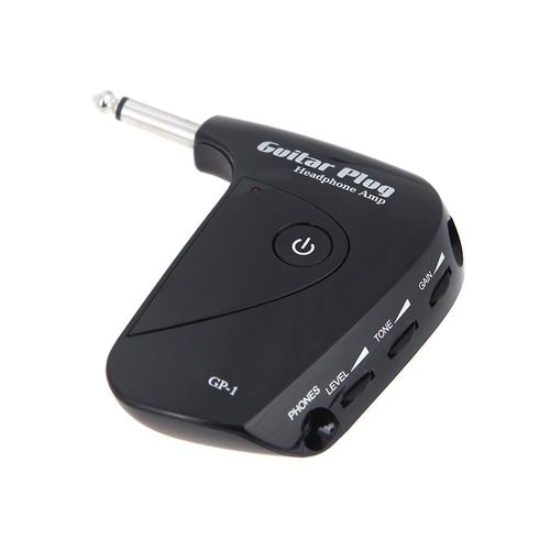 Prise De Guitare Électrique Mini Casque Ampli Effet De Distorsion Intégré Compact