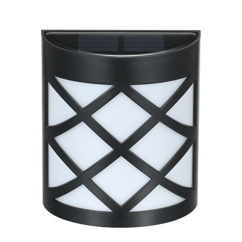Lumière Murale À Énergie Solaire Clôture Lampe Décorative Contrôle De L¿Éclairage Du Crépuscule À L¿Aube