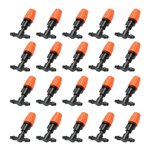 20pcs Plastique Réglable Pulvérisateur Buses Eau Refroidissement Spray Arroseur