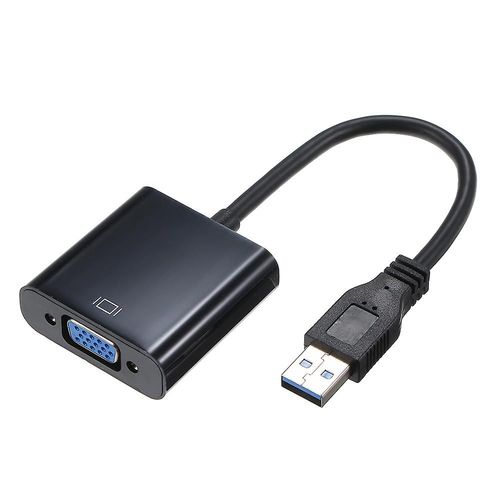 Câble convertisseur adaptateur USB 3.0 vers Vga femelle 1080p