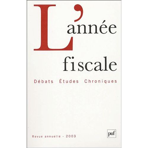 L'année Fiscale 2003