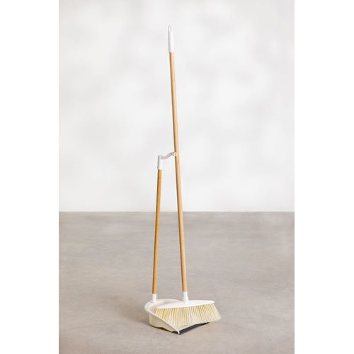 Balai Et Pelle En Boi Jalei Beige Crème
