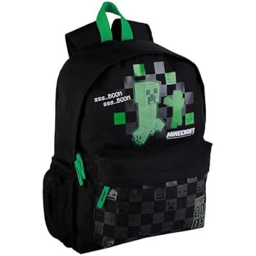 Sac à dos - TOYBAGS - Minecraft - 42 x 31 x 13,5 cm - Scolaire - Mixte Enfant - Noir