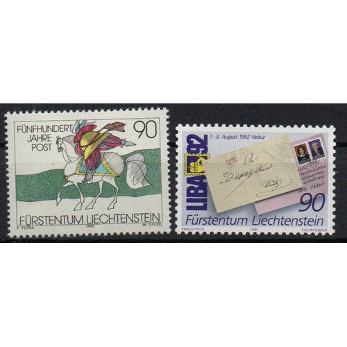 Liechtenstein Timbres Divers 1991