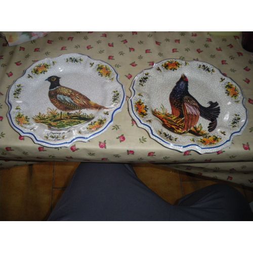 Lot 2 Assiettes Décoratives Lami Italie