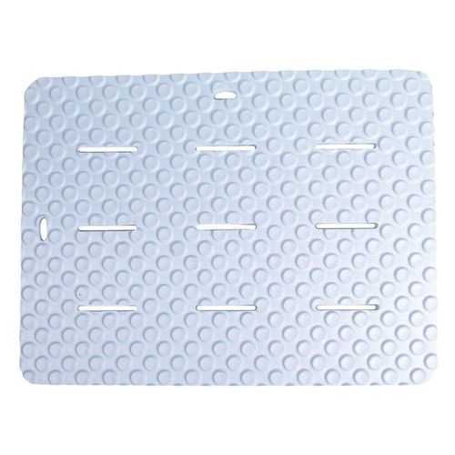 Salle De Bain Anti Tapis Douche Anti Chute Tapis De Sol En Plastique Rectangle Tapis Toilette Rond Creux Tapis Imperméables Bleu