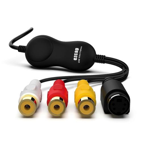 EZCAP 158 USB 2.0 Carte d¿acquisition audio vidéo Enregistrement vidéo analogique Convertir VHS Caméscope Bande vidéo