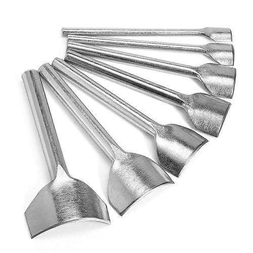7pcs Arc En Forme De Maroquinerie Poinçon 1/4 Rond En Cuir Bord Cutter Poinçon Pour L¿Artisanat Ceinture De Sangle, Wal