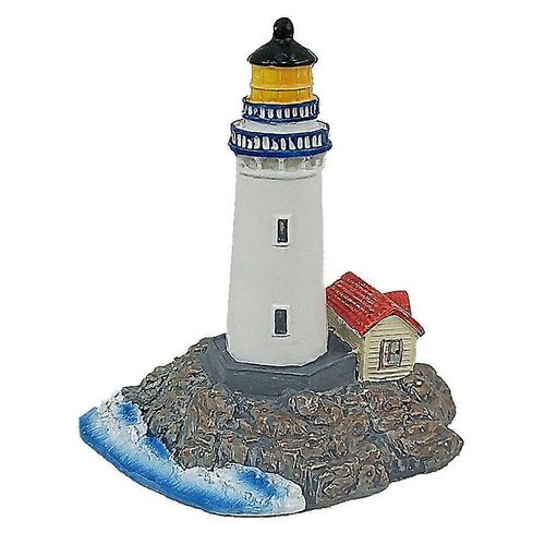 Type A Style méditerranéen Petit phare ornement Micro paysage Résine Artisanat