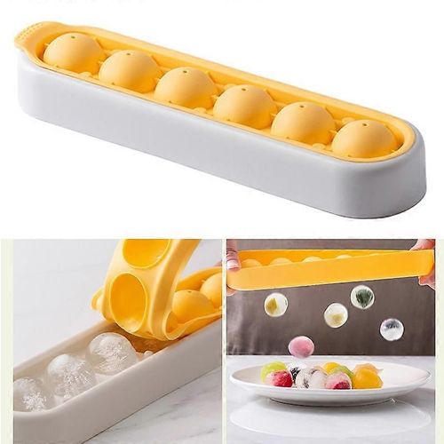 Type A Pp Ice Mold Ice Ball Maker Bac À Glaçons Pour Whisky / Cocktails / Bourbon / Vins / Jus / Soda