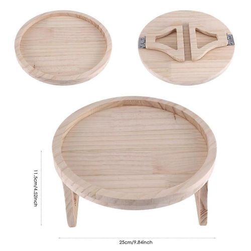 Table À Pince Pour Accoudoir De Canapé, Accoudoir De Canapé En Bois Naturel, Table À Clipser, Organisateur D¿Accoudoir De Canapé, R