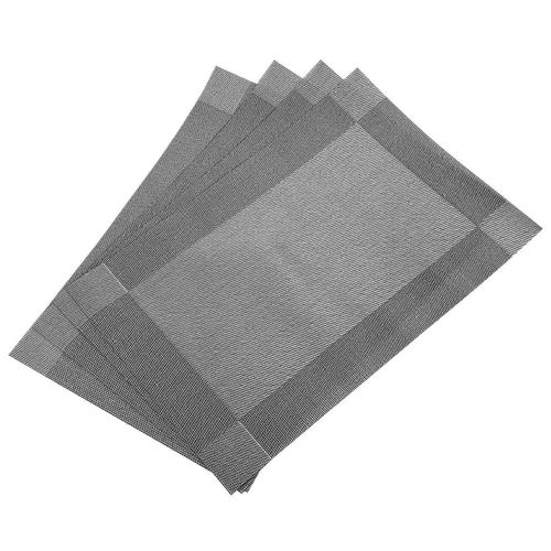 Set De Table, Tissé Tissé Antidérapant Isolation Napperon Sets De Table Lavables Lot De 4 (4pcs Napperon