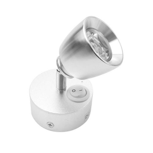 Lampe Murale Lampe De Chevet Rv Light Lampe De Lecture Clip Interrupteur D¿Éclairage Pour Caravanes, Bateaux, Etc (Silv