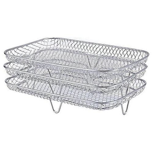 Grille pour friteuses à air doubles, friteuses à air à double panier, grilles de déshydrateur pour Ninja Foodi DZ201 DZ100
