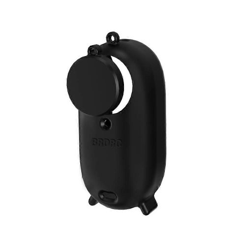 Housse de protection en silicone pour Insta 360 GO 3 Étui de protection pour caméra Housse anti-poussière pour accessoires Insta 360 GO3 Noir