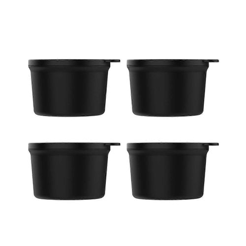 Moule À Glace En Plastique De Remplacement 4 Pièces Et Couvercle Pour Le Stockage De Crème Glacée De Fixation De Rasoir À Glace