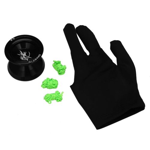 Bebooyoyo Nouveau Métal Yoyo Professionnel Yoyo Set Yo Yo + Gant + 3 Corde S2 Yo-Yo Jouets Classiques Cadeau Fo