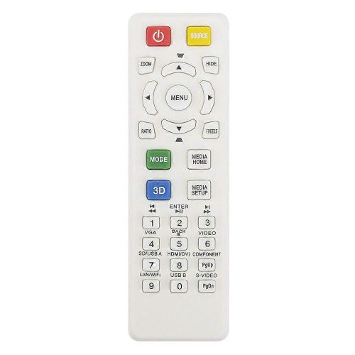 Remplacer la télécommande pour projecteur X115 X125H X135WH H6517ABD D602 D622DE145F EV-S62 HE-801K V31S