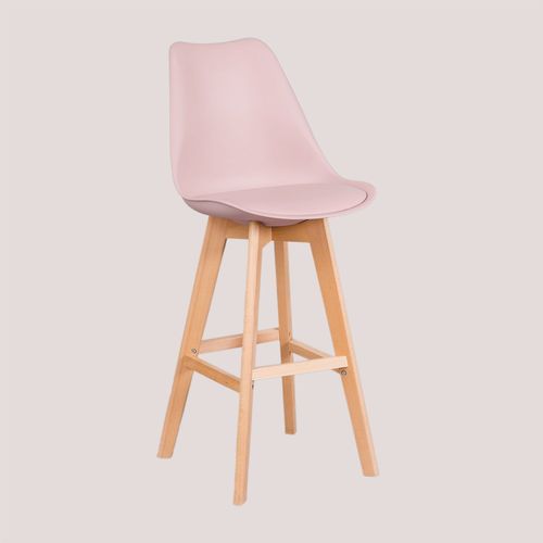Lot De 2 Tabourets Hauts (76 Cm) Nordic Rose Noisette