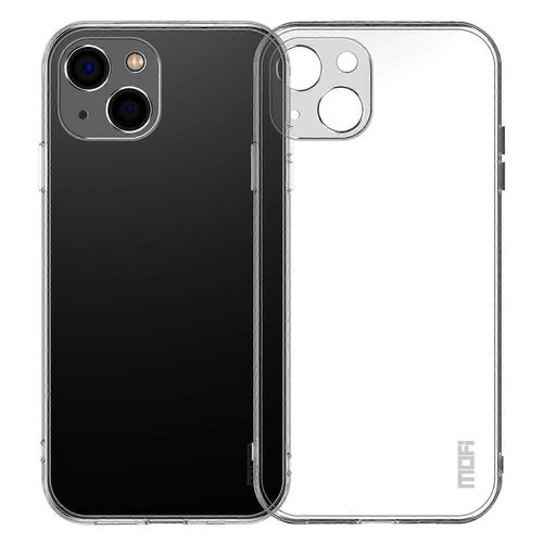 Mofi Transparent Phone Case Pour Iphone 13 6.1 Pouces, Couverture Tpu Flexible Avec Bouton Indépendant