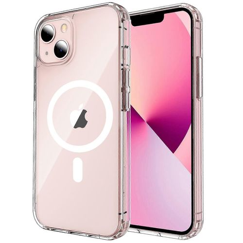 Housse De Téléphone Ahastyle Pc06 Pour Iphone 13 Mini, Hd Clear Pc + Tpu Case Compatible Avec Magsafe