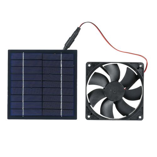 Ventilateur alimenté par panneau solaire Mini ventilateur 5w 6v ventilateur d¿extraction solaire