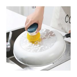 Boule de nettoyage de 9 pièces pour le nettoyage de la cuisine Nettoyage de l¿épurateur Boule de pot de lavage Boule à récurer avec poignée