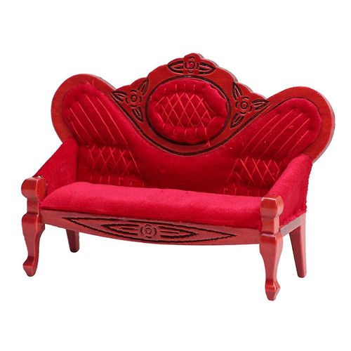 1:12 Canapé Robuste Sans Bavure Maison De Poupée Diy Canapé Kit Miniature Chaise Unique Meubles