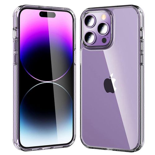 Ahastyle Pc06 Housse De Téléphone Antichoc Pour Iphone 14 Pro Max, Hd Clear Pc + Tpu Coque Pour Smartphone