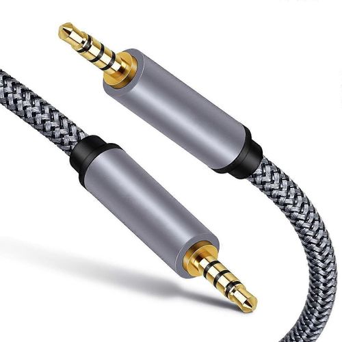 Type A 10m 3.5mm Mâle à Mâle Câble Audio HiFi Stéréo Plaqué Or Plug Aux TRRS Câble d¿extension