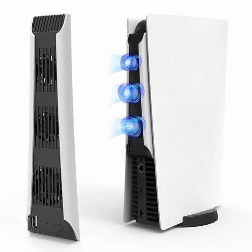 Topwolf Hs-Ps5028 Pour Sony Playstation 5 Console De Jeu Ventilateur De Dissipation De Chaleur À Faible Bruit