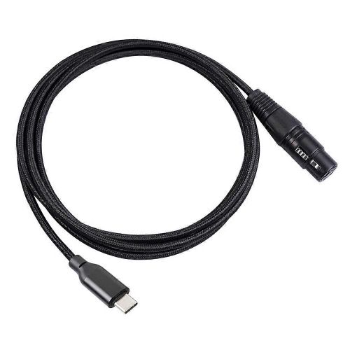 Adaptateur USB Type C Vers XLR Type C Mâle Vers 3 Broches XLR Femelle Microphone Câble Connecteur Ordinateur Audio Données Câble 3 Mètres
