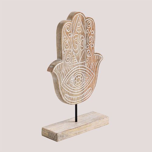 Figurine Décorative En Bois De Manguier Tilkara Bois Blanc Vintage