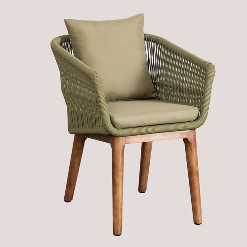 Set De 2 Chaises De Salle À Manger Barker Vert Bambou