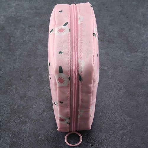 1 Pcs Mini Sacs De Maquillage Fermeture Éclair Fille Serviette Sanitaire Sac Porte-Carte Porte-Monnaie Cosmétiques Casque Cas