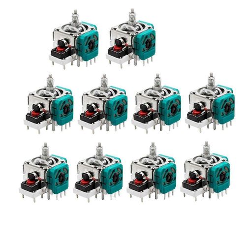 10pcs 3d Analogique Joystick Module Rocker Pour Elite Game Controller Joystick Repair Parts