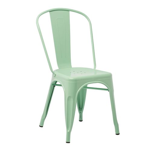 Lot De 4 Chaises Empilables Lix Vert Menthe