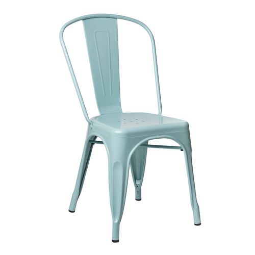 Lot 2 Chaises Empilables Lix Bleu Île Paradis