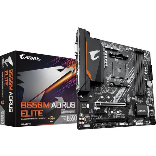 B550M Aorus Elite Matx Motherboard For Amd Am4 Cpus