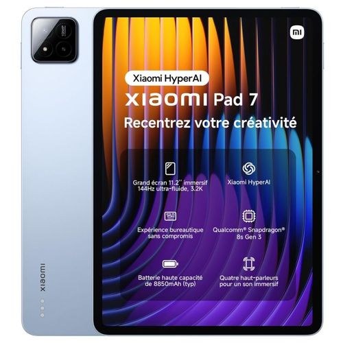 Xiaomi Pad 7 11" Wi-Fi 8/128 Go Bleu