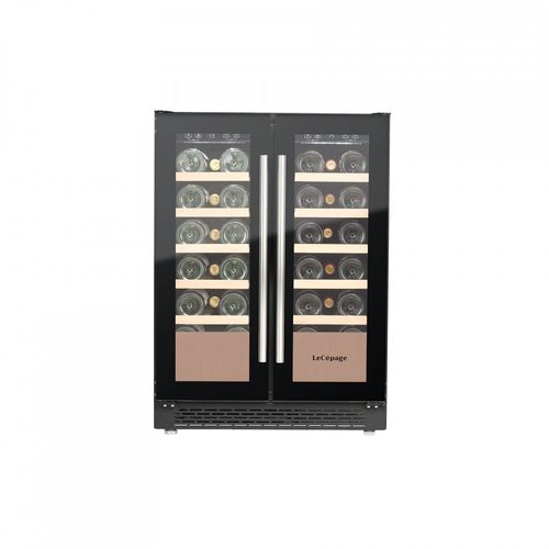 Cave à vin de service encastrable Lecépage AGJ40VN2Z2DBU 40 bouteilles double porte (LeCépage)
