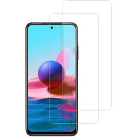 2 Pièces Film En Verre Trempé Pour Xiaomi Redmi Note 10/10s 6.43"" - Anti-Rayures/Chocs, Haute Sensibilité, Installation Sans Bulles - Transparent
